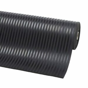 Felpudo de goma rayada